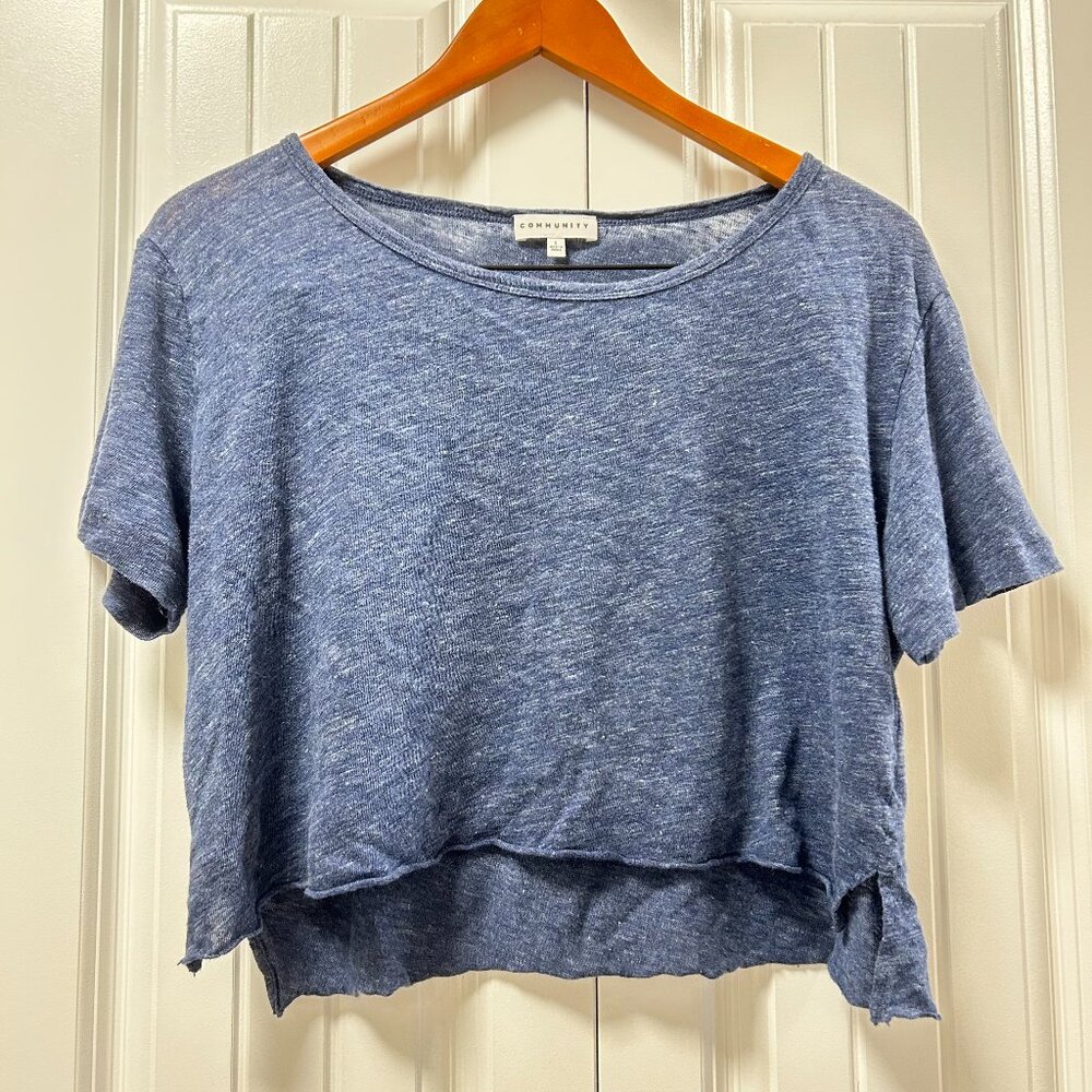 Artizia Community Cropped T-shirt Blue